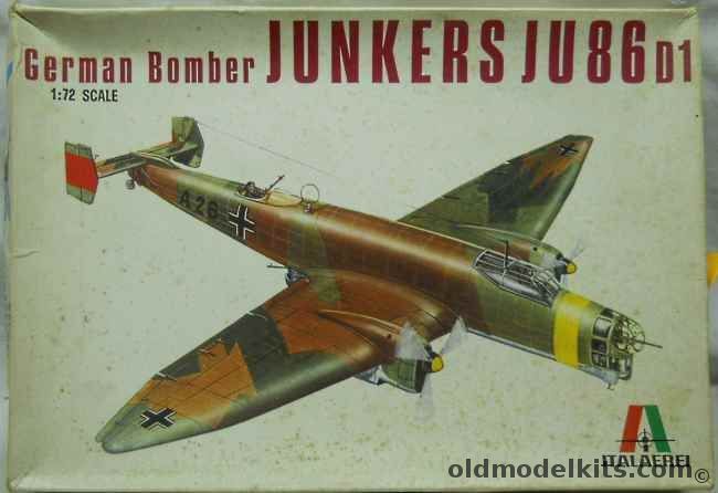 Italaerei 1/72 Junkers Ju-86 D1 - Spanish Civil War or Luftwaffe, 114 plastic model kit